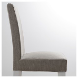 Фото1.Крісло білий,Nolhaga сіро-бежевий HENRIKSDAL IKEA 291.001.60